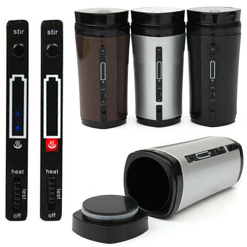 Self Stirring Coffee Tea Mug Automatic Mixing Cup Outdoor Travel Drinking