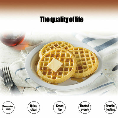 Mini Waffle Maker Non Stick Baking Pan Pancake