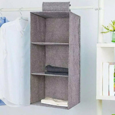 3/4/5 Layer Hanging Organiser Clothes Storage Wardrobe