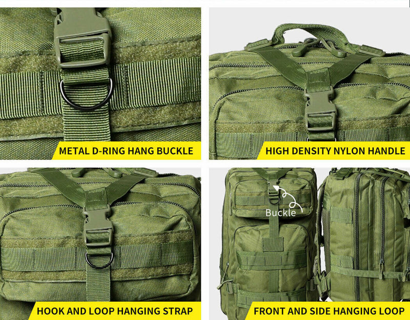 40L Military Tactical Backpack Hiking Camping Rucksack