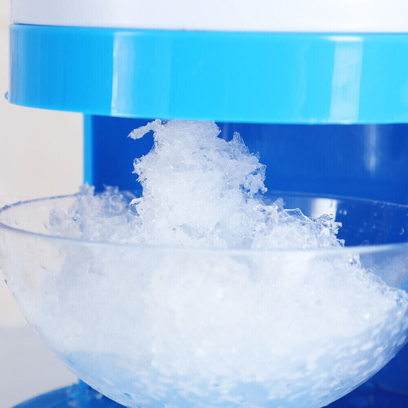 Manual Ice Shaver Crusher Shredding Snow Cone Maker