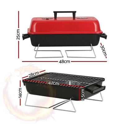 BBQ Portable Grill Camping Barbecue Outdoor Cooking Smoker