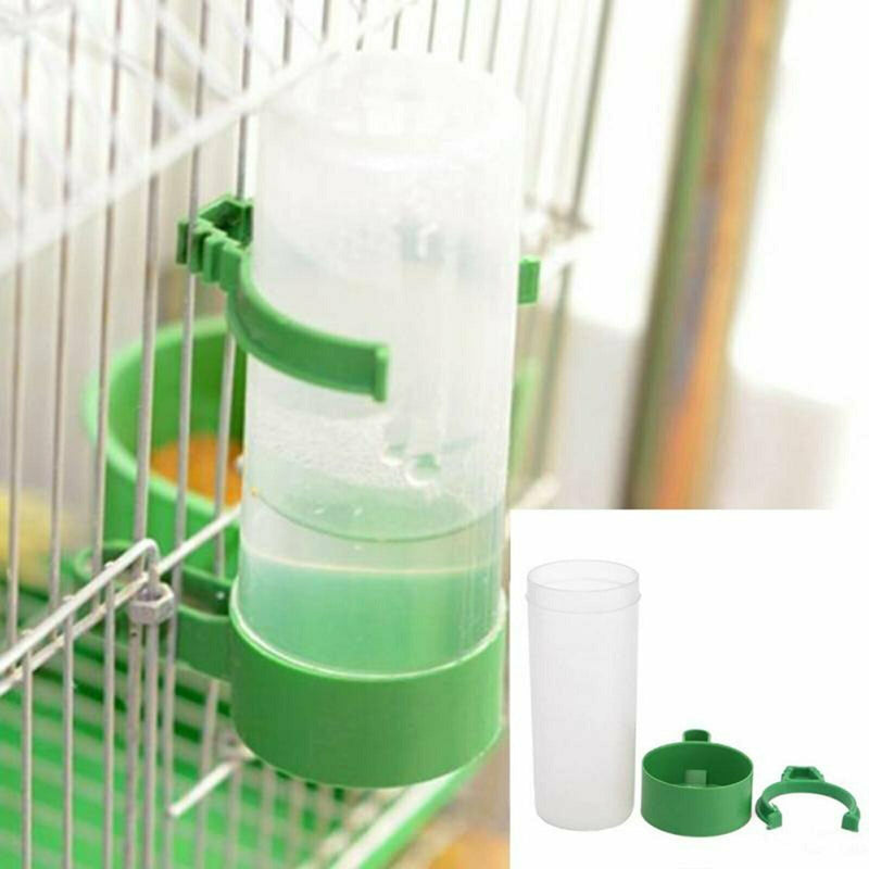 4Pcs/Set Drinker Food Feeder Water Clip For Cage Bird Parrot