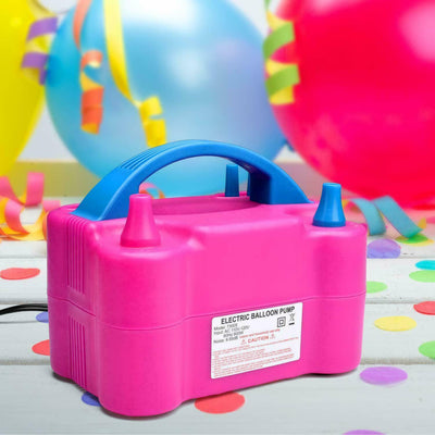 Electric Balloon Pump Balloon Inflator 600W Power 2 Nozzles