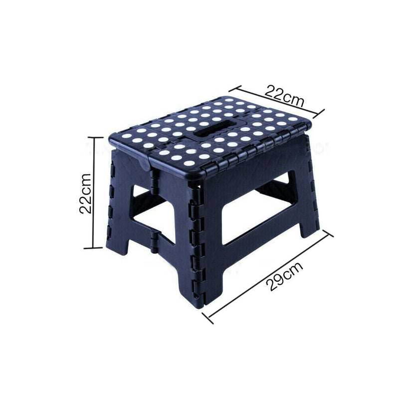 Step Stool Portable Plastic Foldable Chair Outdoor Bathroom Kitchen Adult Kids