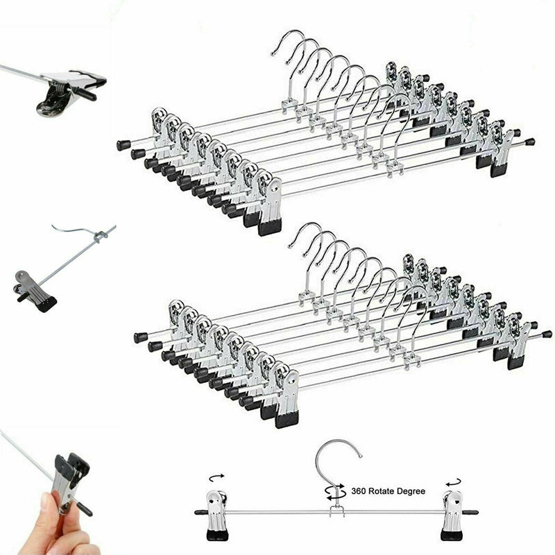 20 Metal Clip Hangers