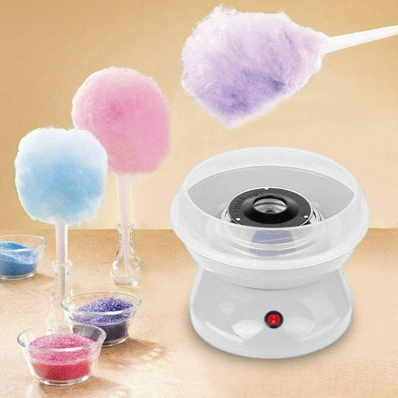 Mini Electric Cotton Candy Machine White Floss Carnival Commercial Maker Party