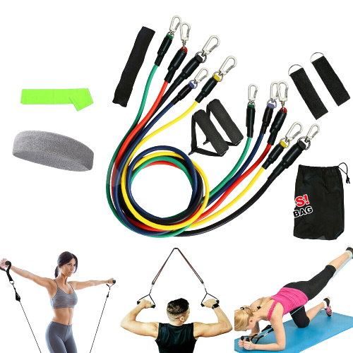 13 PCS Resistance Band Set Yoga Pilates