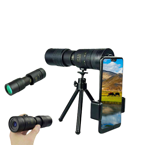 4K 10-300X40mm Super Telephoto Zoom Monocular Telescope Portable With Tripod