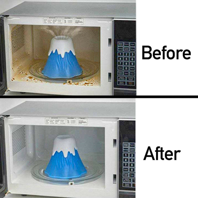 Volcano Erupt Microwave Oven Cleaner Steam Clean Kitchen Gadget Cleaning Tool