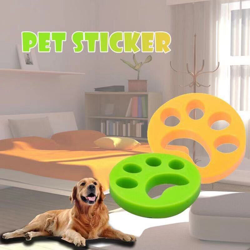 2Pcs Pet Cat Dog Hair Remover Lint Catcher Self Clean Washing Machine Laundry