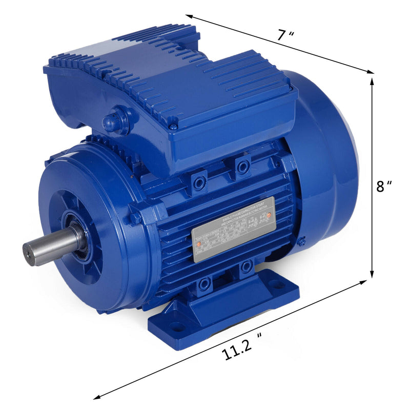 0.75kw 4pole Electric Motor 1420rpm Reversible Cscr Single Phase 1hp 240V