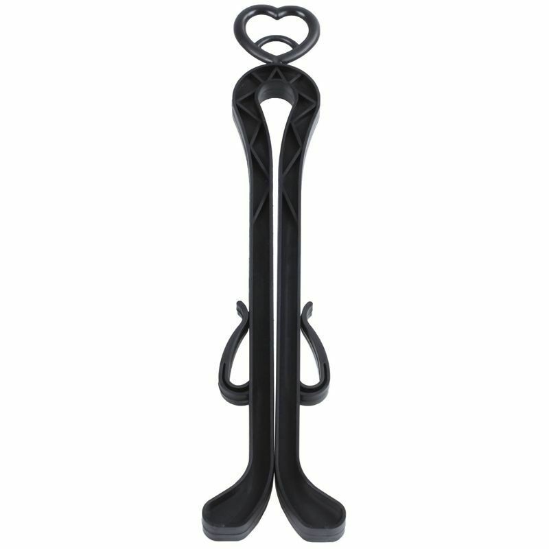 35cm Plastic Long Boots Stretcher Shoes Supporter Stand Holder Hanger Black