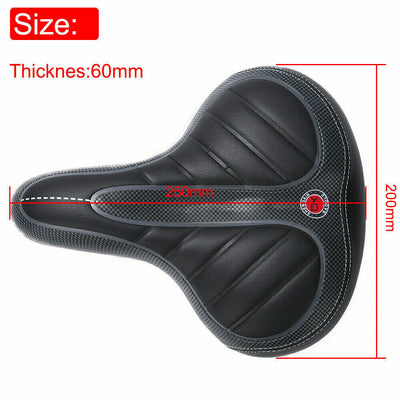 Bicycle Saddle Bike Seat Wide Extra Comfort Soft Cushion