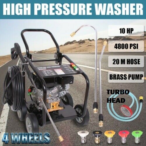 High Pressure Water Cleaner 10 HP 4800 PSI 20M (AU) Gas