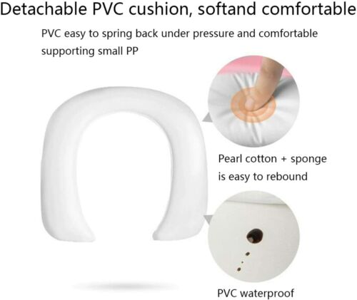 Potty Training Toilet with Soft Seat & Step Ladder – Adjustable Toddler Toilet Trainer