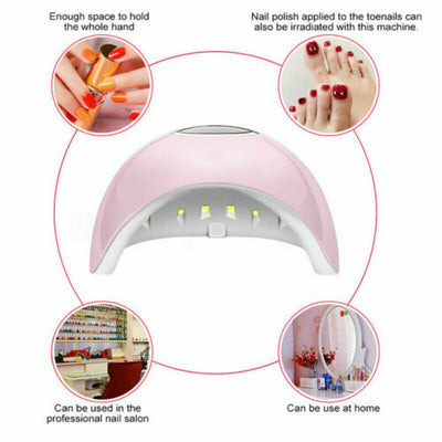 120W UV Nail Lamp LED Light Professional Polish Dryer Builder Gel Curing Device