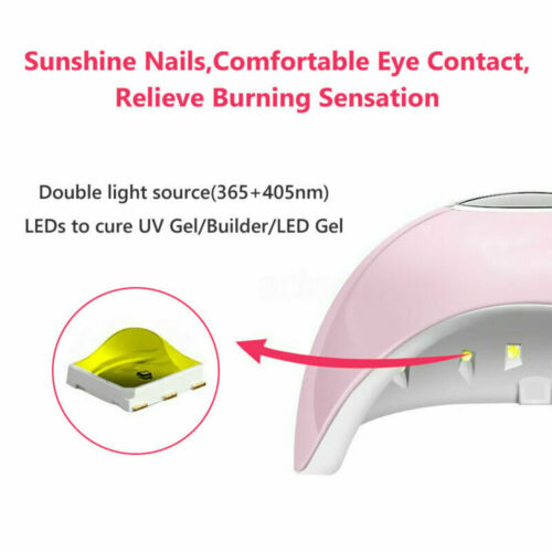 120W UV Nail Lamp LED Light Professional Polish Dryer Builder Gel Curing Device