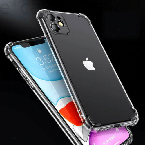 For iPhone 13 12 11 Pro Max X XS XR 8 7 Plus SE Silicone Case Camera Lens Cover