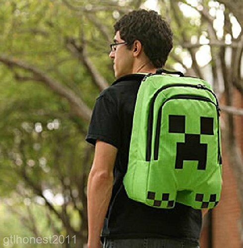 Minecraft School Backpack Creeper