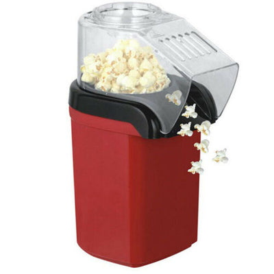 1200W Hot Air Popcorn Maker Fast Popcorn Popper w/Measuring Cup for Family Party