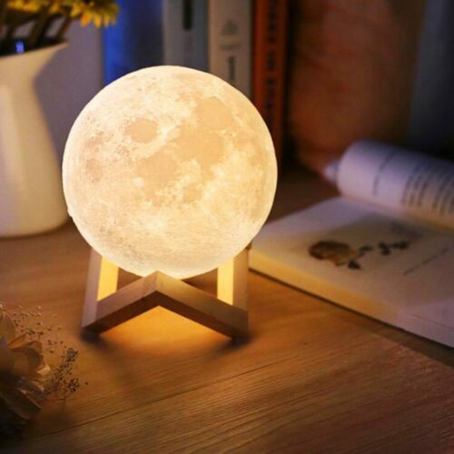 USB 3D Light Fixtures 8CM To 20CM Moon Lamp Levitating Night Light Led Romantic