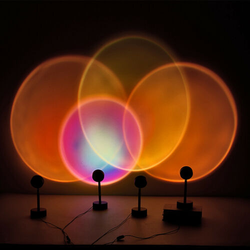 LED Sun Sunset Rainbow Projector Atmosphere Light