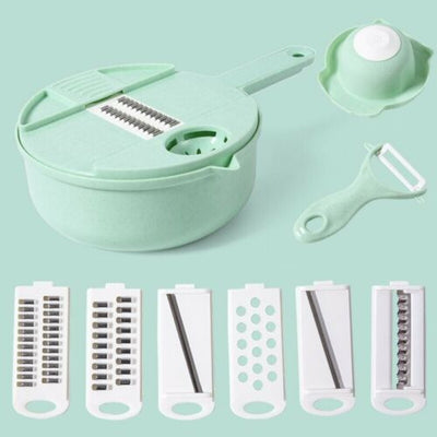 Multi-Function Vegetable Chopper Grater Carrots Potatoes Manually Cut Shared