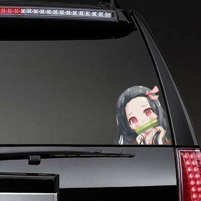 Cute Anime Cartoon Car Sticker Rear Windshield Trunk Stickers Diy