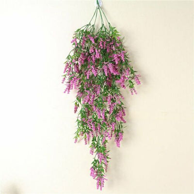 2X Artificial Ivy Flower Vine Garland Hanging Home Garden Trailing Basket Plants