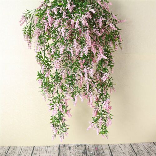 2X Artificial Ivy Flower Vine Garland Hanging Home Garden Trailing Basket Plants