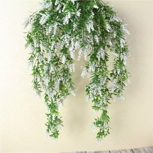 2X Artificial Ivy Flower Vine Garland Hanging Home Garden Trailing Basket Plants