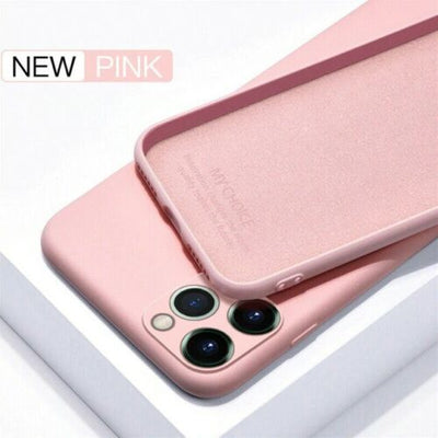 For iPhone 13 12 11 Pro Max X XS XR 8 7 Plus SE Silicone Case Camera Lens Cover