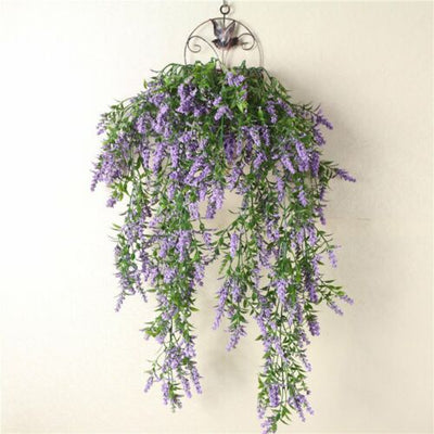 2X Artificial Ivy Flower Vine Garland Hanging Home Garden Trailing Basket Plants