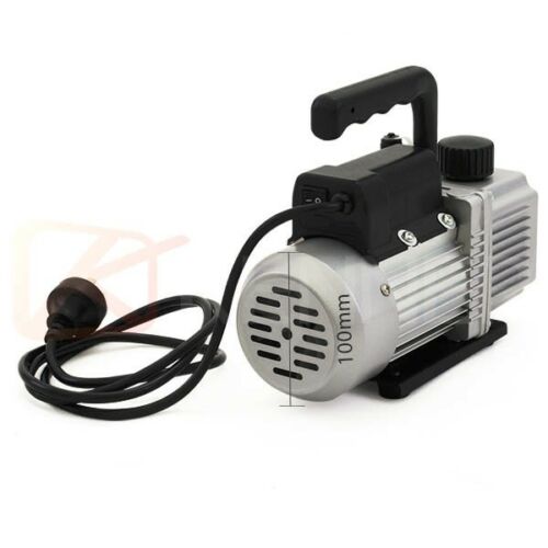 1.8CFM 2 Stages Refrigerant Vacuum Pump Refrigeration Gauges Tools Air Condition